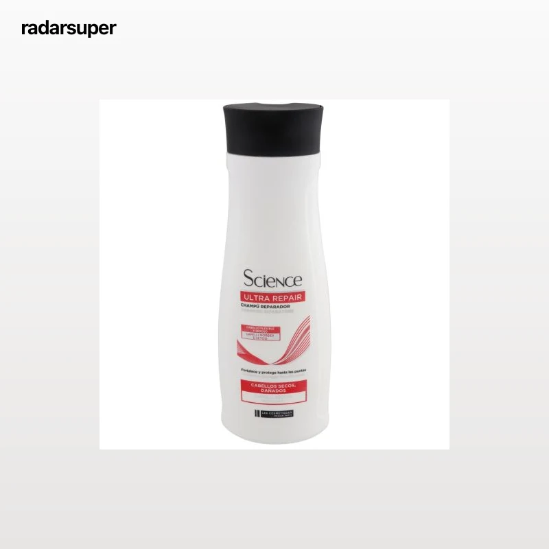 Champú reparador para cabello seco y dañado Ultra Repair Science Les Cosmétiques 400 ml.