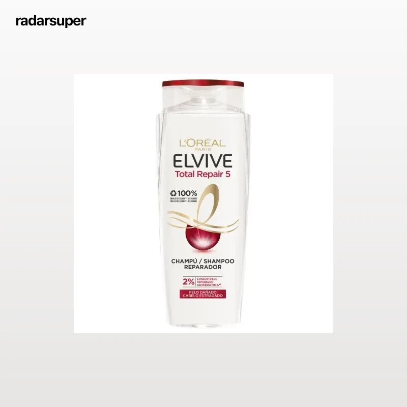 Champú reparador para el pelo dañado Total Repair 5  Elvive L'Oréal Paris 690 ml.