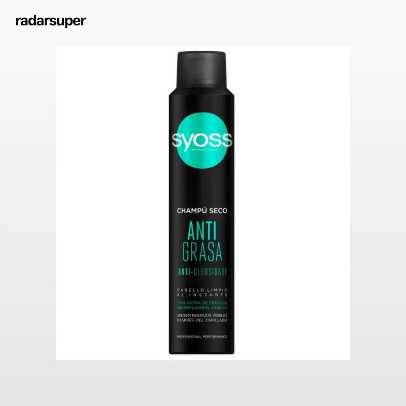 Champu Seco Syoss 200ml Anti Grasa Cabello Limpio Al Instante