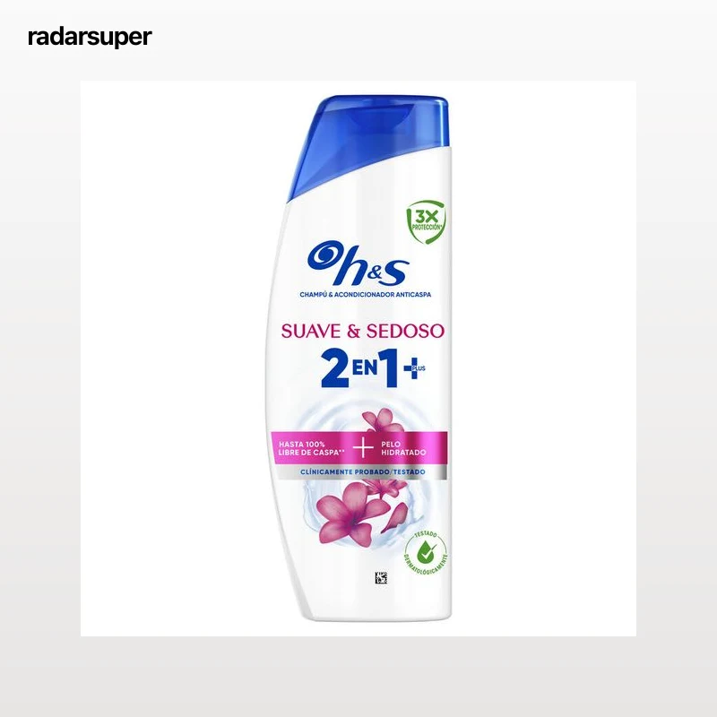 Champú suave y sedoso 2 en 1 H&S 300 ml