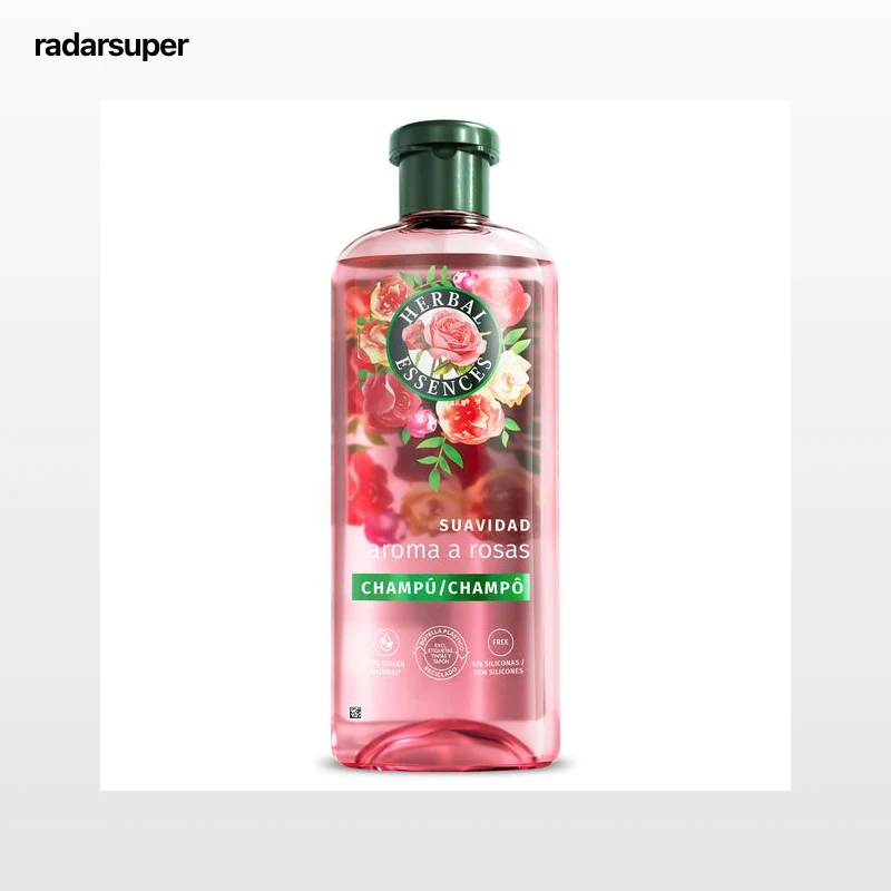 Champú suavidad aroma a rosas Herbal Essences 350 ml