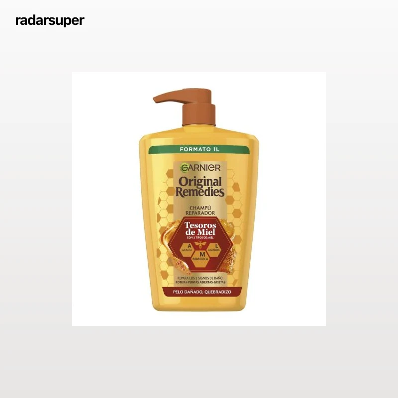 Champú tesoros de miel Original Remedies Garnier 1000 ml.