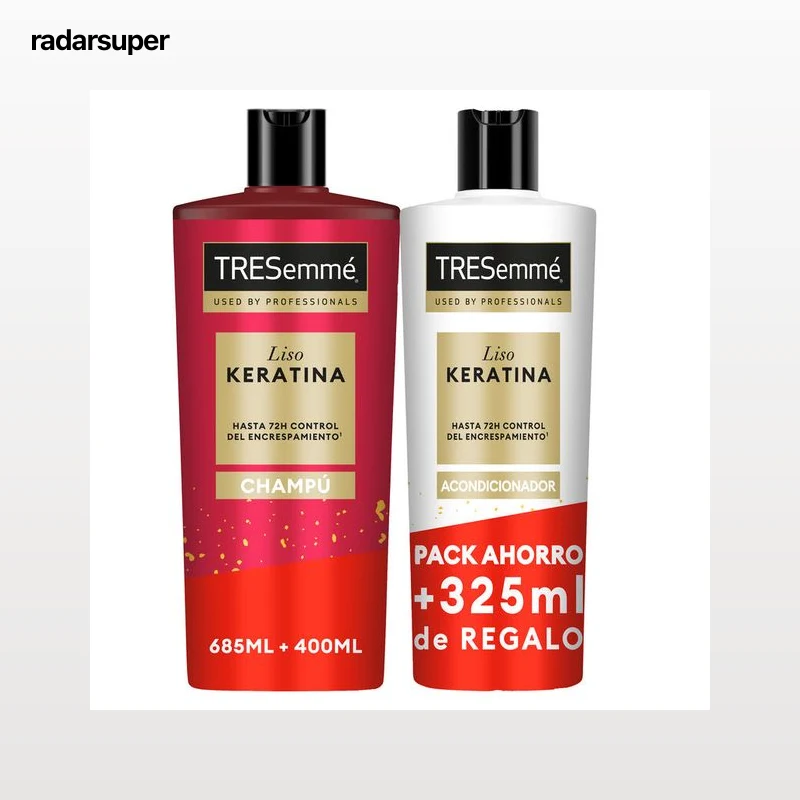 Champú tresemmé 685ml Kératina+acondicionador 400ml