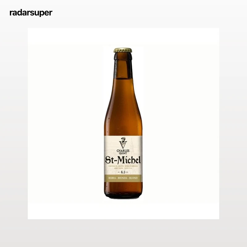CHARLES QUINT Cerveza rubia abadia st.Michel 33 cl.