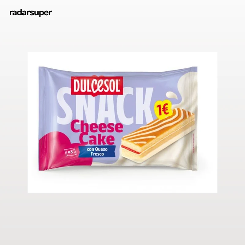 Cheesecake con queso fresco Dulcesol 3 unid