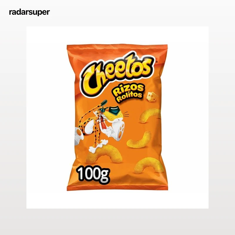 CHEETOS Snack de gusanos de maíz con sabor a queso de Matutano 100 g.