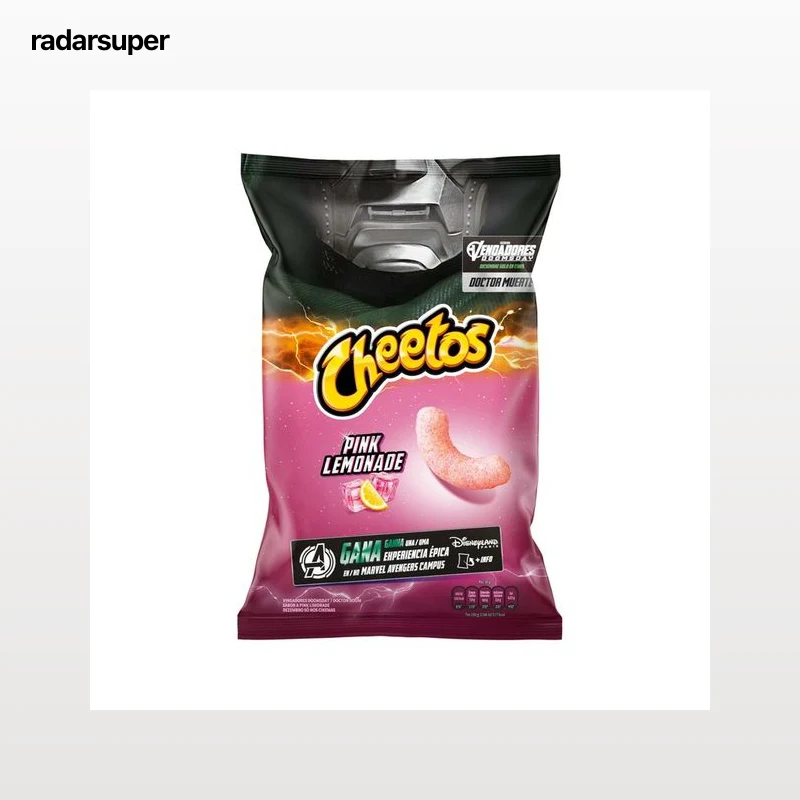 CHEETOS Sticks Snack de palitos de maíz con sabor a pink lemonade 75 g.