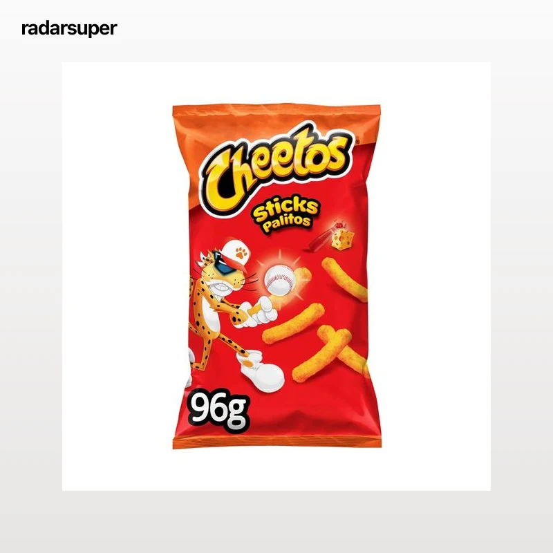 CHEETOS Sticks Snack de palitos de maíz con sabor a queso y ketchup de Matutano 96 g.