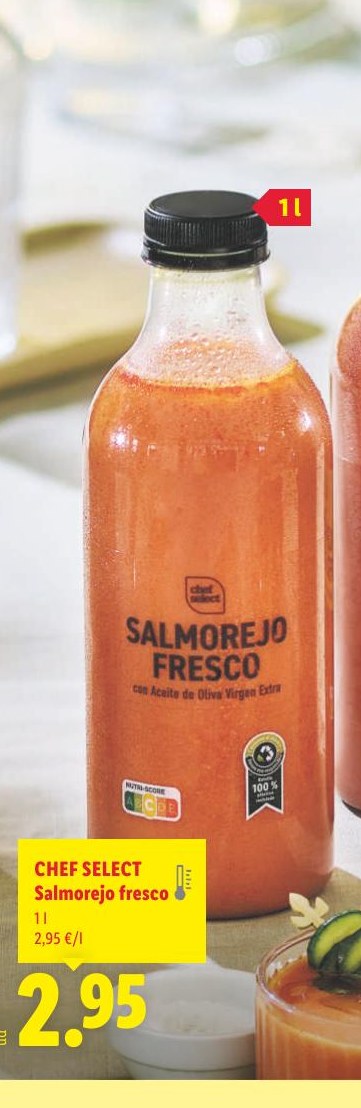 CHEF SELECT Salmorejo fresco con Aceite de Oliva Virgen Extra