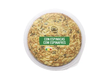 CHEF SELECT Tortilla de patatas - Con espinacas