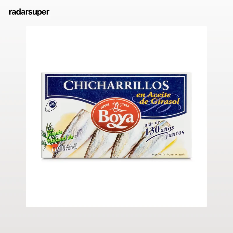 Chicharrillos en aceite vegetal Boya 83 g