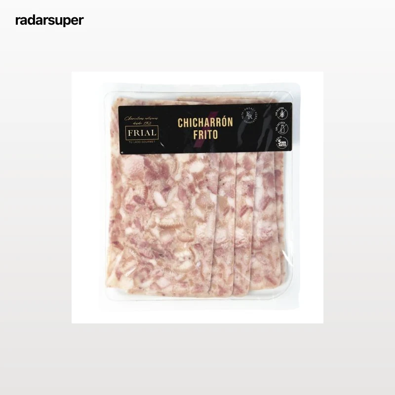 Chicharrón frito en lonchas sin gluten y sin lactosa 200 g