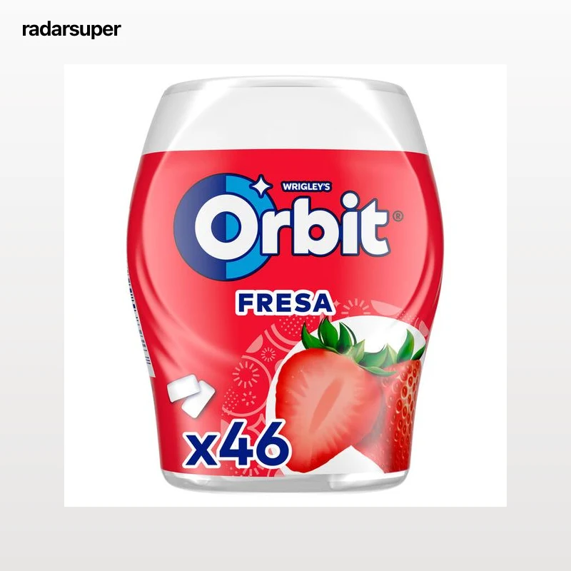Chicle bote con sabor fresa Orbit 64g