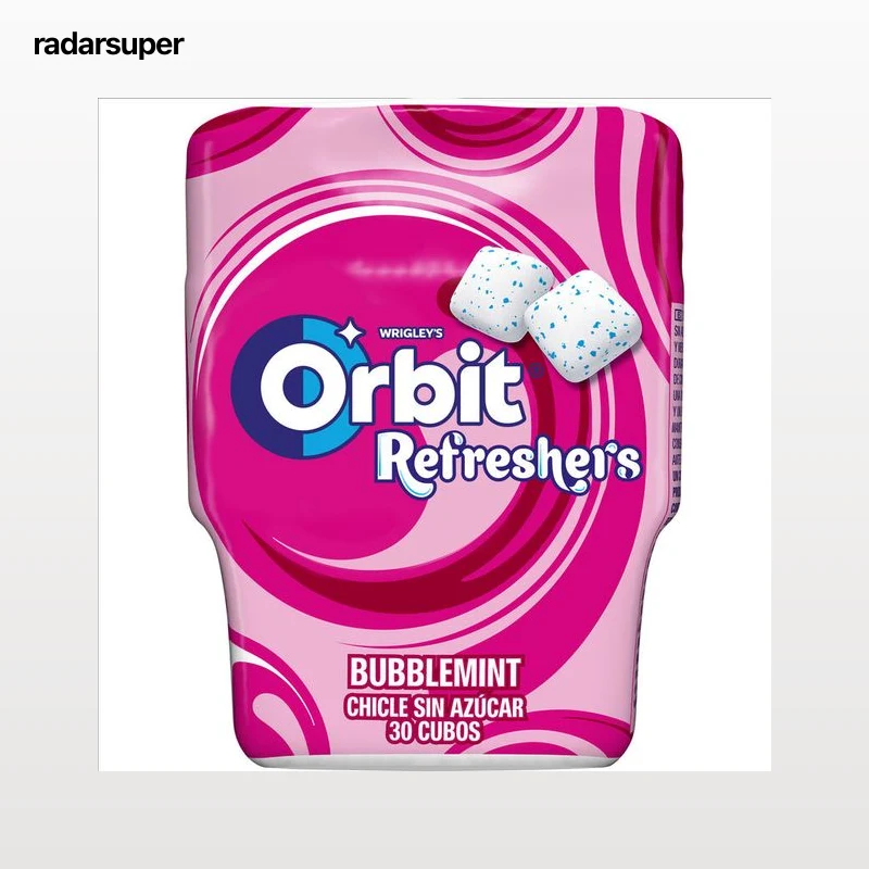 Chicle sin azúcar Refreshers bubblemint Orbit 67g