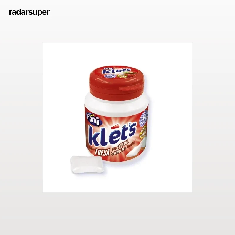 Chicles de fresa Klét's Fini sin gluten 100 g.