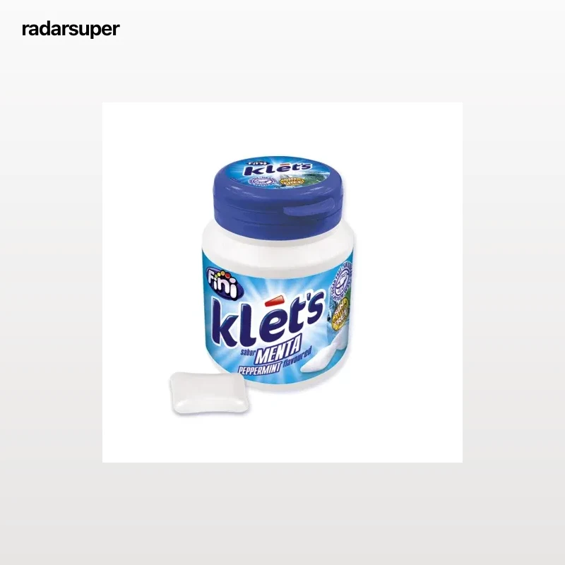 Chicles de menta Klét's Fini sin gluten 100 g.