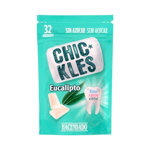 Chicles gragea eucalipto sin azúcar