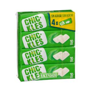 Chicles gragea hierbabuena sin azúcar