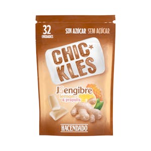 Chicles gragea jengibre sin azúcar