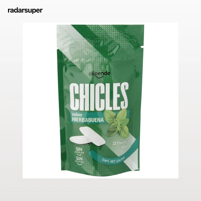 Chicles hierbabuena s/gluten s/azúcar Alipende 45g