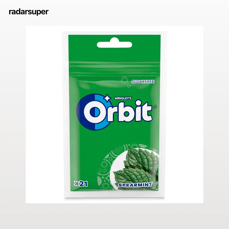 Chicles hierbabuena sin azúcar Orbit 21 unidades