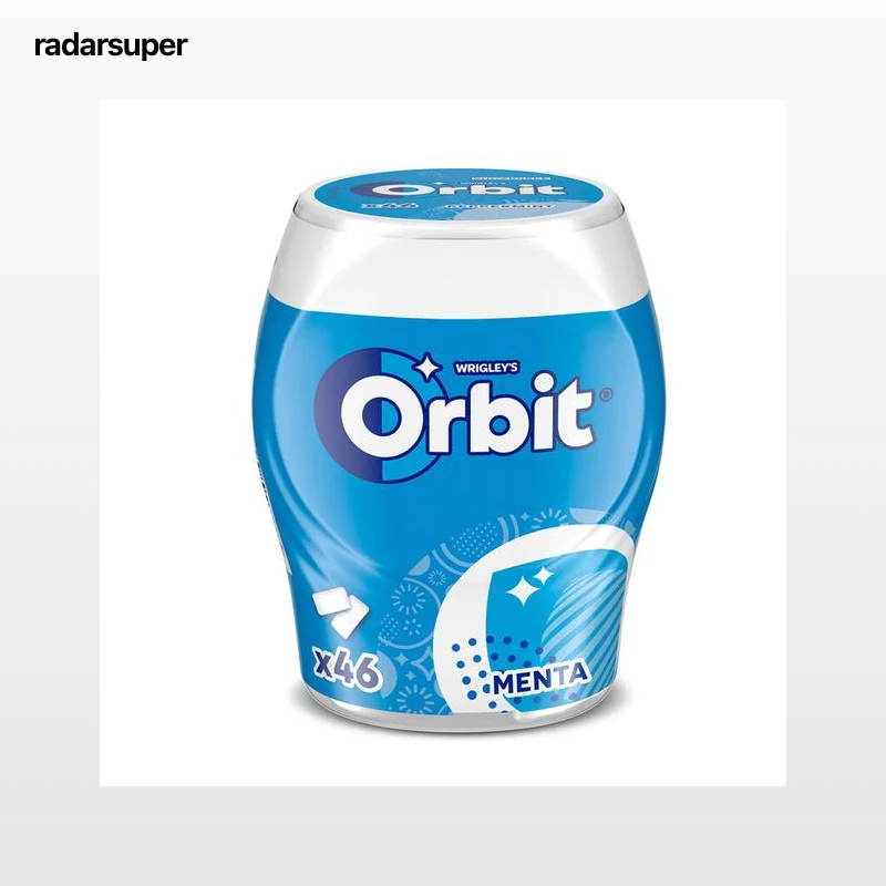 Chicles de menta Orbit bote 46 unidades