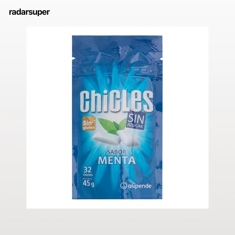Chicles menta s/gluten s/azúcar Alipende 45g