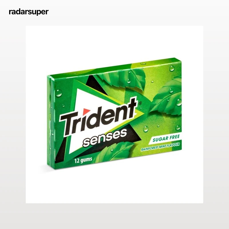 Chicles sabor hierbabuena sin azúcar Trident 23 g