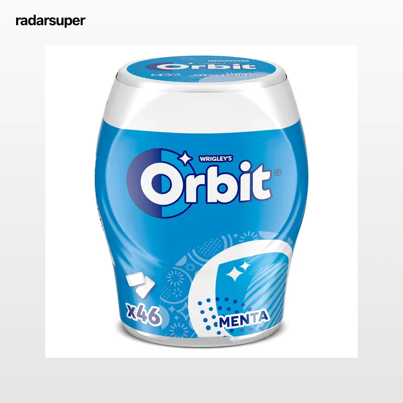 Chicles sabor menta sin azúcar Orbit 46 unidades