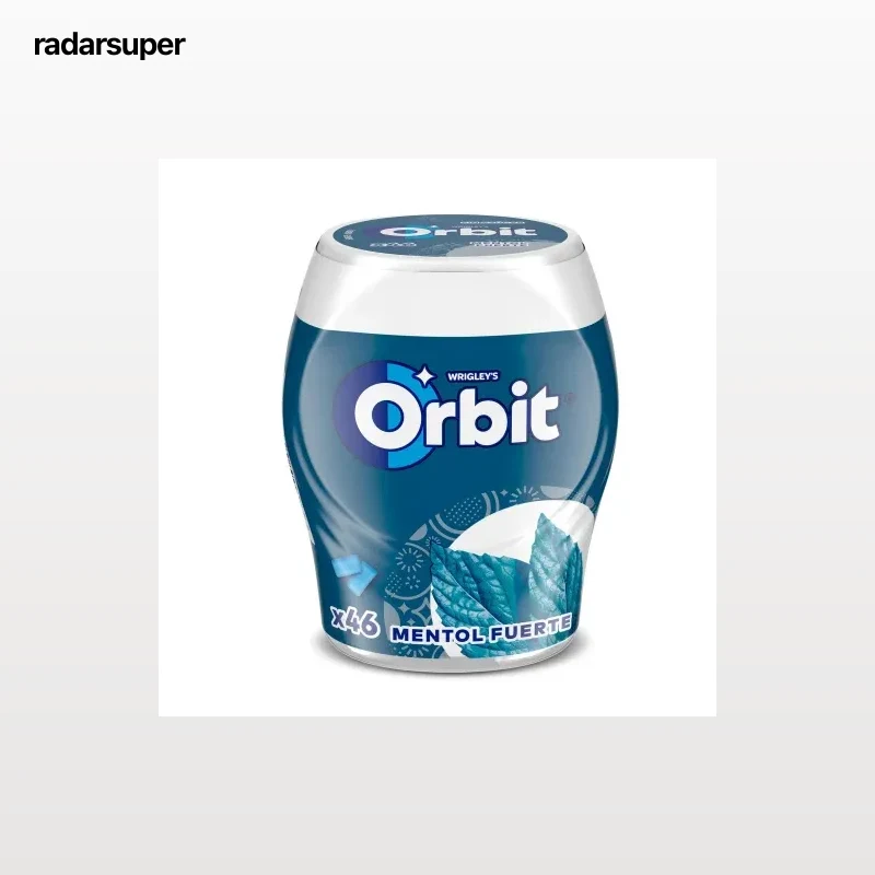 Chicles sabor mentón fuerte Orbit sin azúcar 64