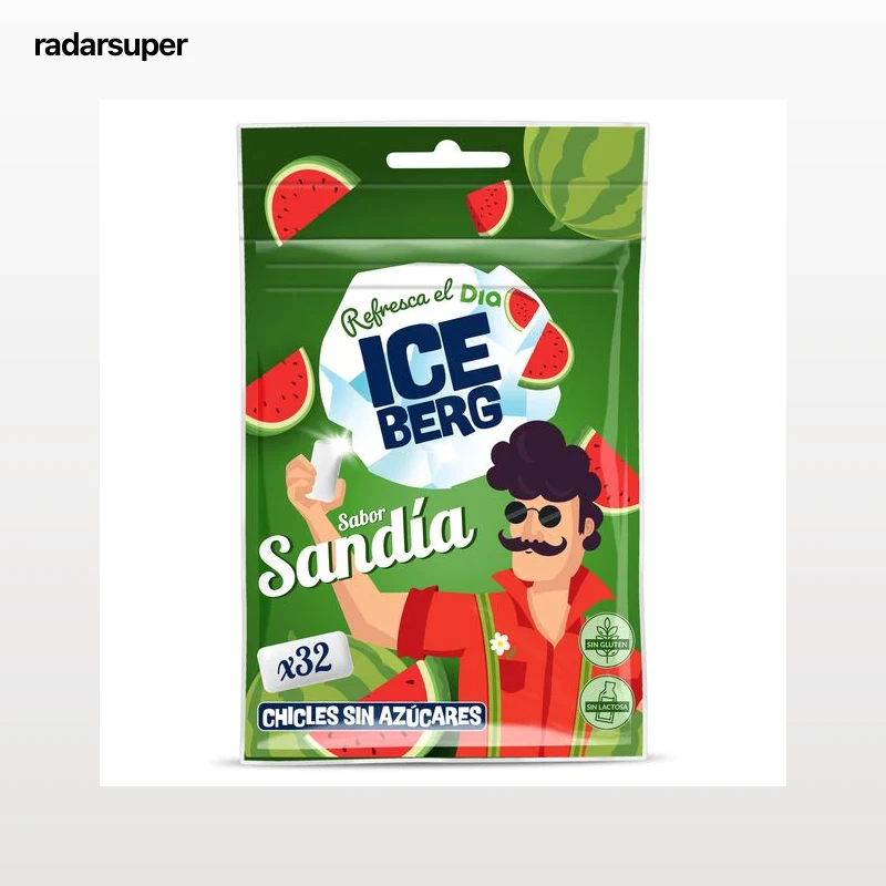 Chicles sabor sandí­a sin azúcar Iceberg de Dia 44.8 g