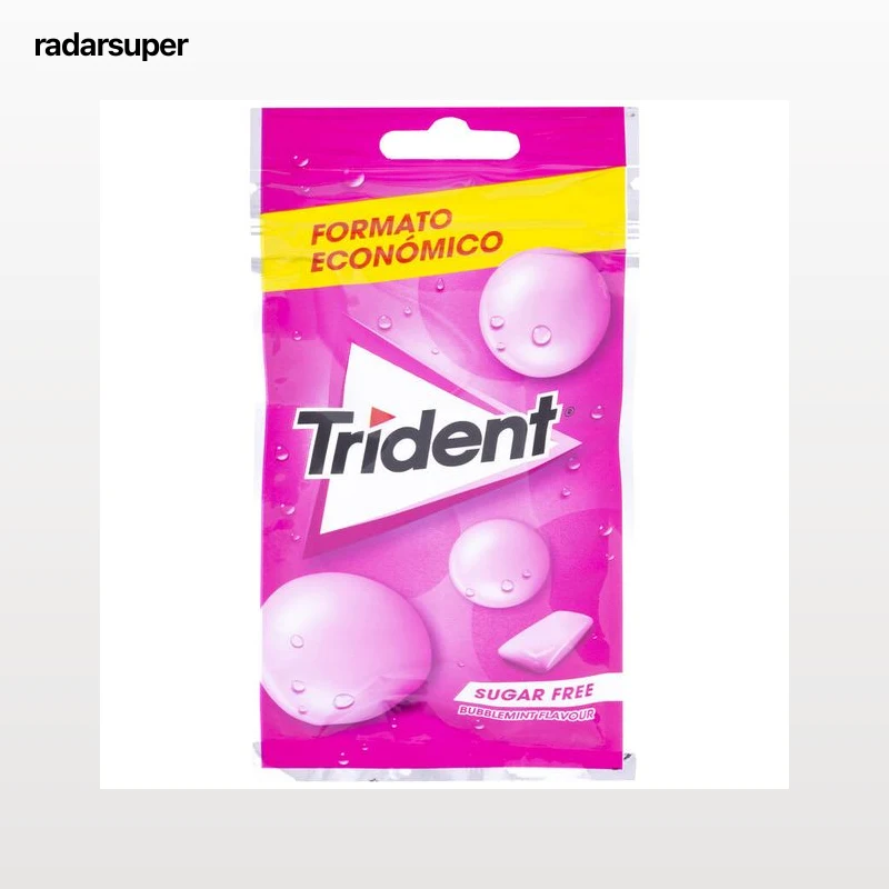 Chicles sin azúcar Bubblemint Trident 43,5g