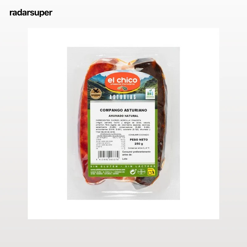 EL CHICO Compango asturiano con ahumado natural 250 g.