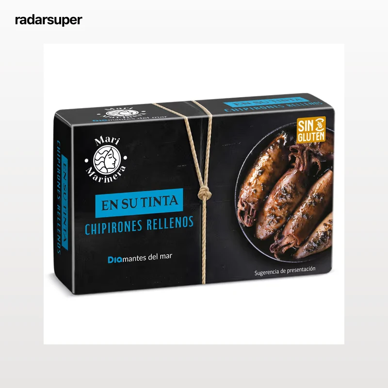 Chipirones rellenos en su tinta Dia Mari Marinera 72 g