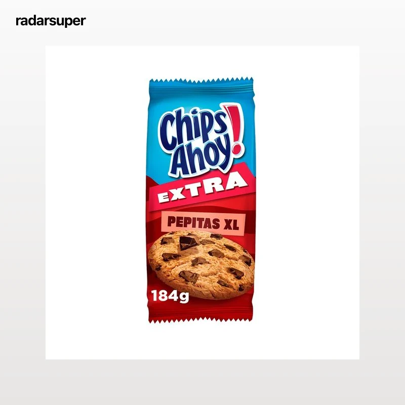CHIPS AHOY! Extra Galletas (cookies grandes) con pepitas de chocolate 184 g.