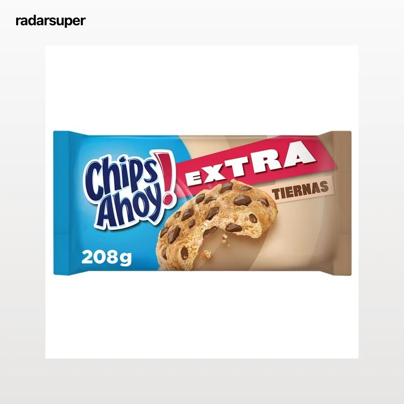 CHIPS AHOY! Galleta (cookies grandes) extra tierna 208 g.