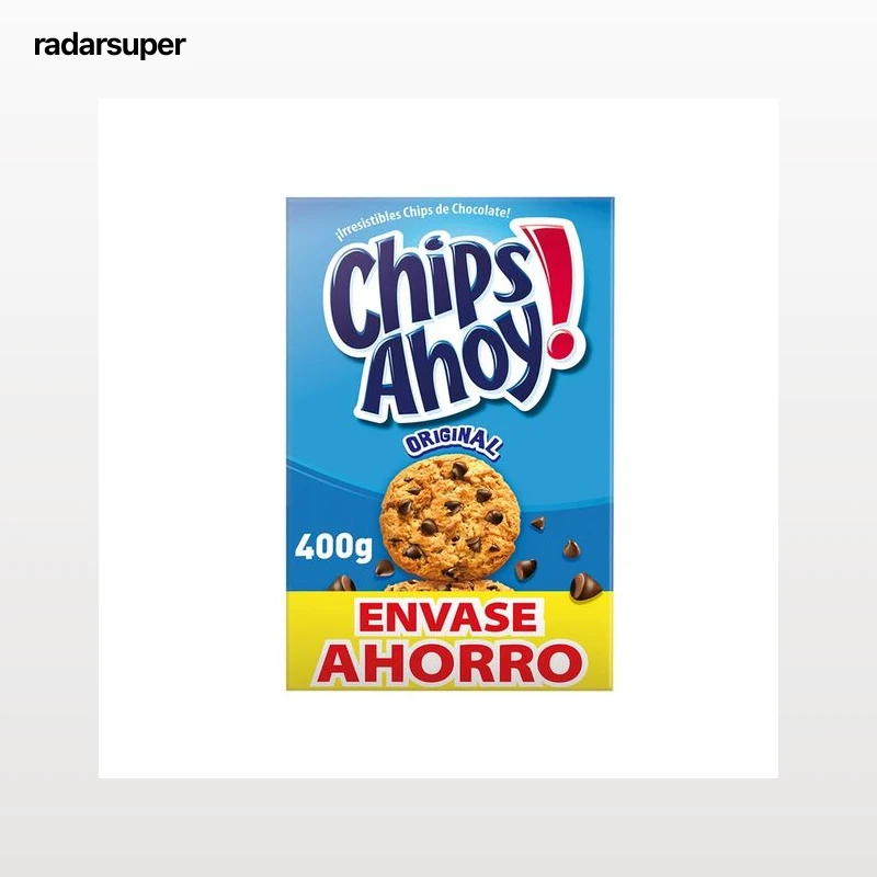 CHIPS AHOY! Galletas (cookies grandes) chips de chocolate 400 g.