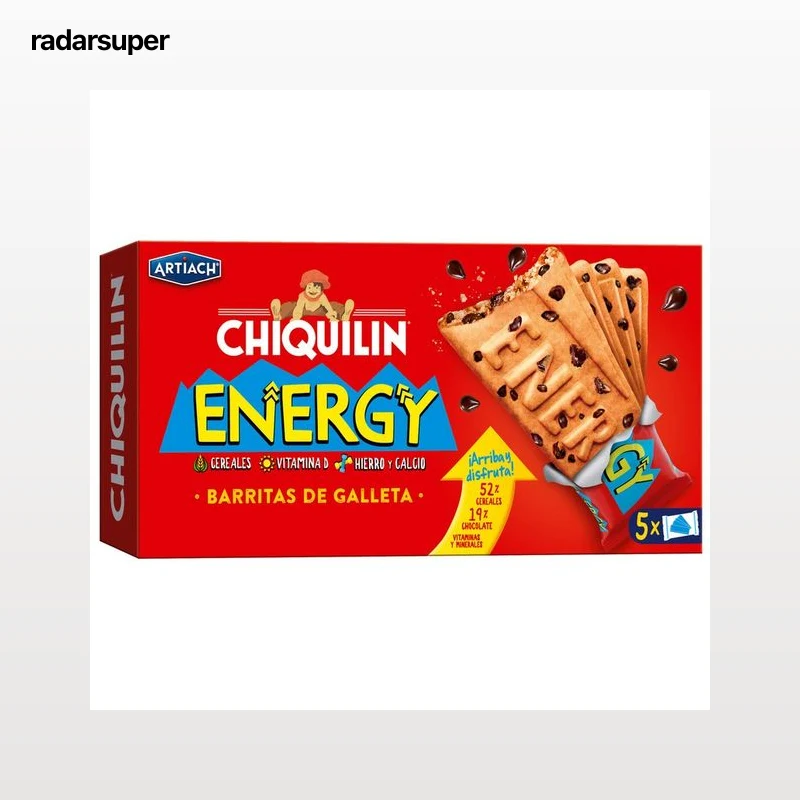 CHIQUILÍN Energy Galletas con pepitas de chocolate 200 g.