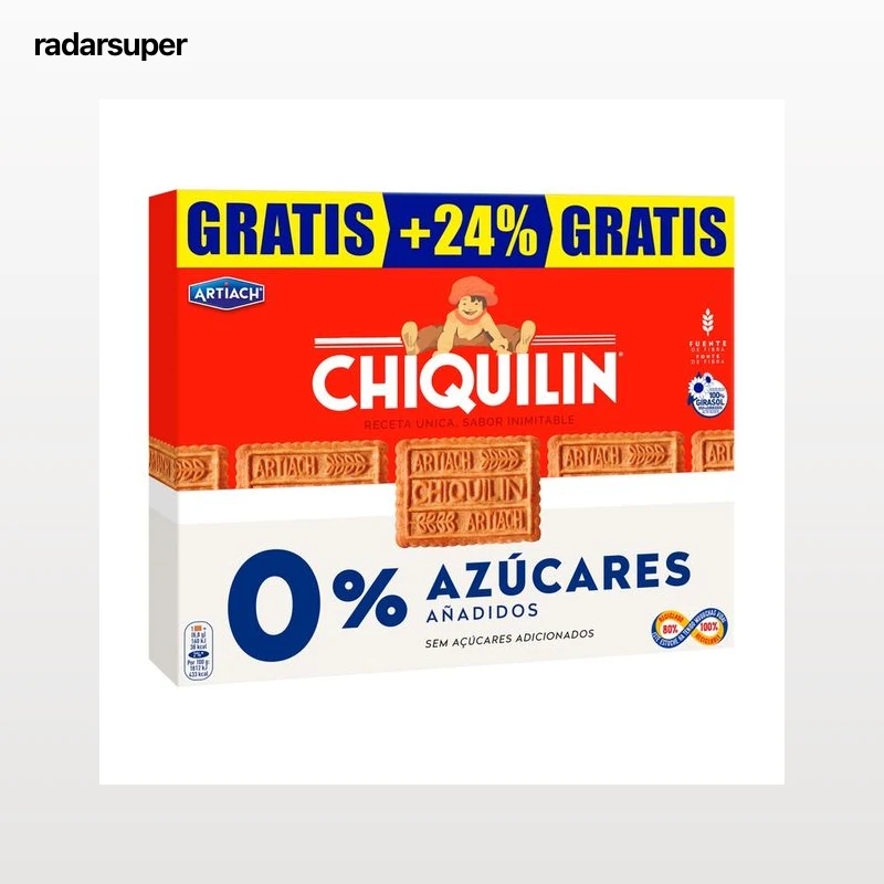 CHIQUILIN Galletas sin azúcar añadido artiach 422 gr