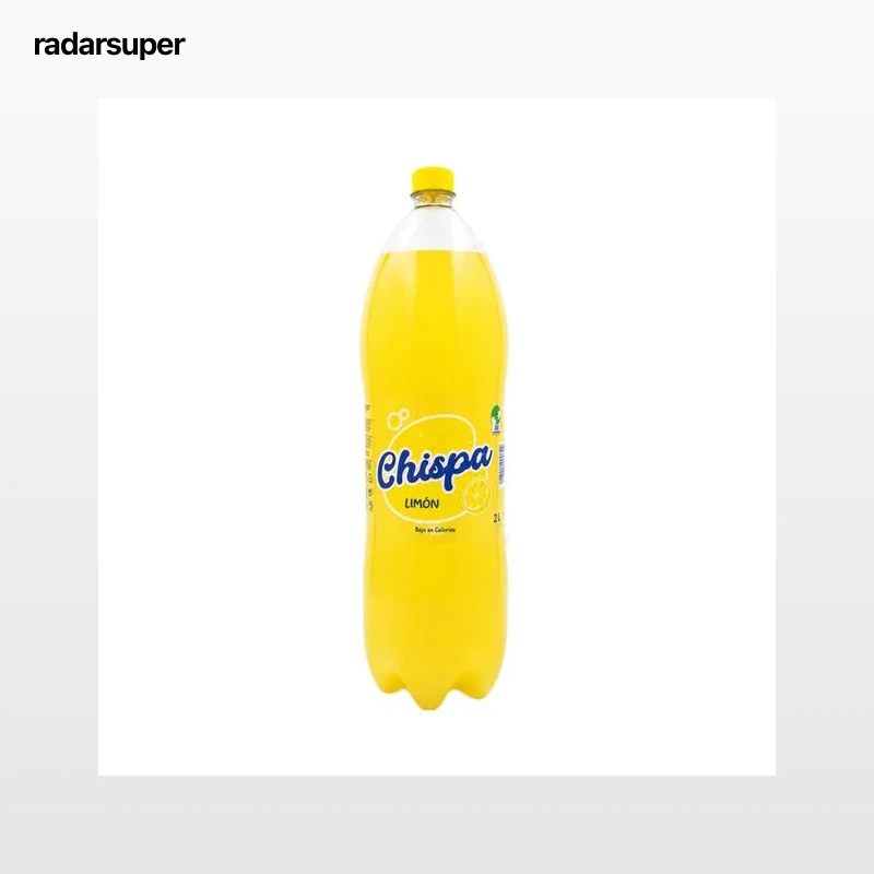 LA CHISPA Bebida refrescante con azúcares y edulcorantes con sabor a limón botella de 2 l.