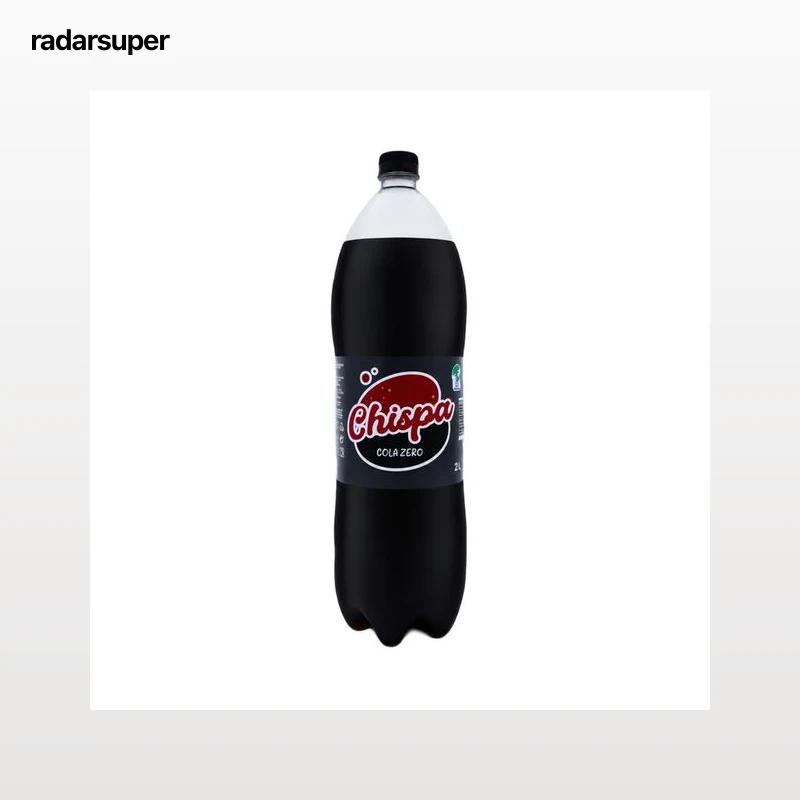 LA CHISPA Bebida refrescante sin azúcares y con edulcorantes con sabor a cola botella de 2 l.