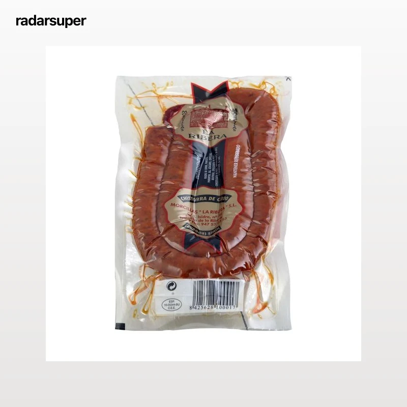Chistorra de cerdo envasada al vacio LA RIBERA