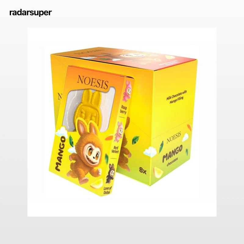 CHOBUBU Muñeco de chocolate sabor mango 70 g.