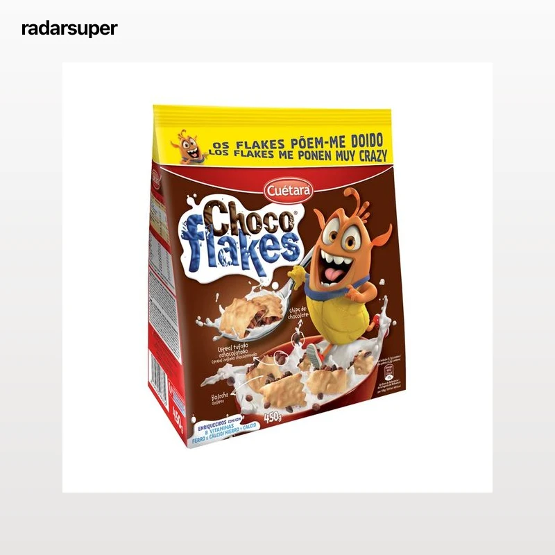 CHOCO FLAKES Galleta con arroz inflado chocolateado 450 g.