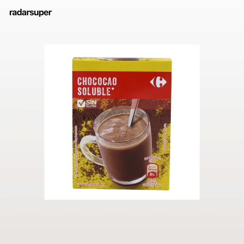 Chococao soluble Carrefour sin gluten 6 ud.