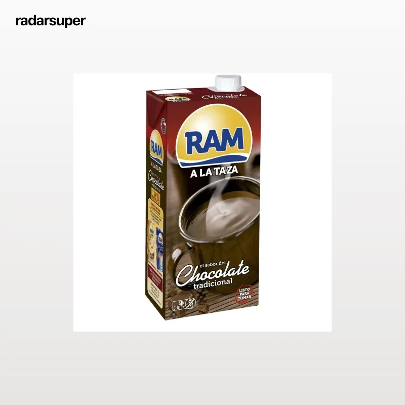 Chocolate a la taza listo para tomar Ram sin gluten brik 1 l.