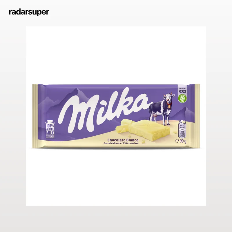 Chocolate blanco Milka 90 g