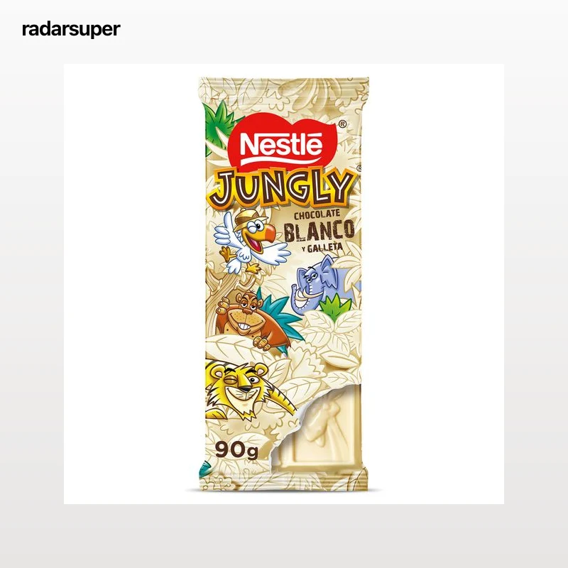 Chocolate blanco y galleta Nestlé Jungly 90 g