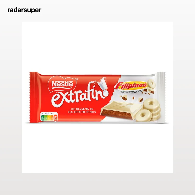 Chocolate blanco con relleno de galleta filipinos Nestlé Extrafino 84 g