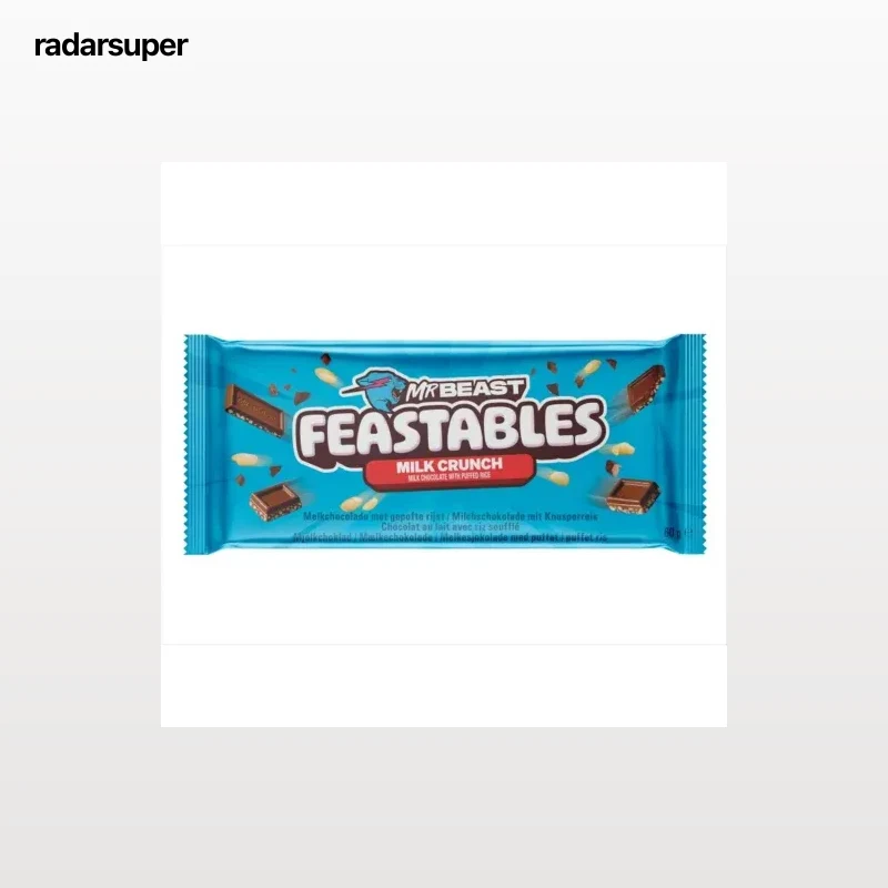 Chocolate con leche crujiente Mr. Beast Feastables 60 g.